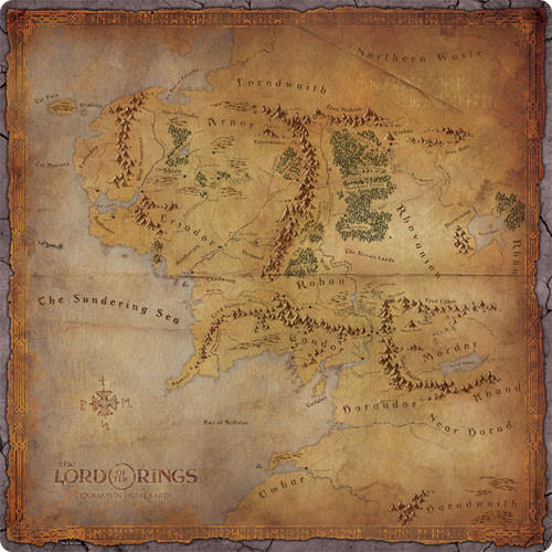 The Lord of the Rings: Journeys in Middle-earth: PLAYMAT