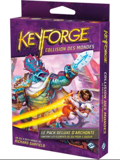 Keyforge – Collision des Mondes – Pack Deluxe (VF ou VA au choix)