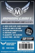 Mayday sleeves «mini-euro» 45mm X 68mm Deluxe – Paquet de 50
