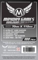 mayday sleeves «magnum silver» 70mm X 110mm – Paquet de 100